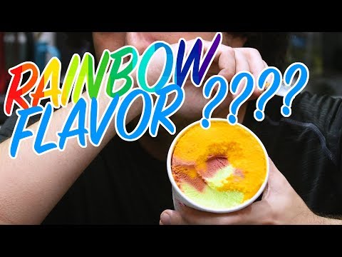 Tasting COLOR !? Rainbow Swirl Flavor Halo Top Diet Ice Cream