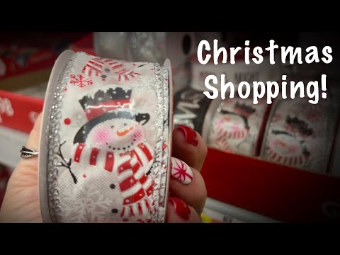 Christmas Shopping! (No talking version) Walmart, Safeway & Dollar General! ASMR