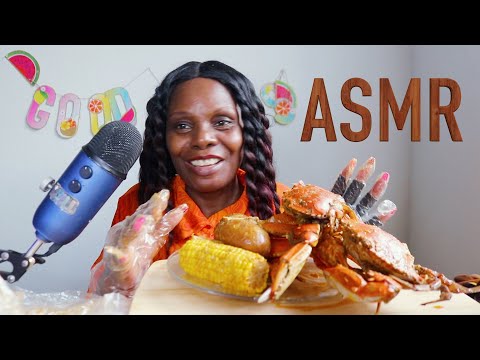 Birthday Seafood For me And Your Ears ASMR eating Sounds