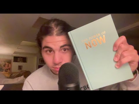 ASMR Book Reading/ Tapping The Power of Now (whispered)