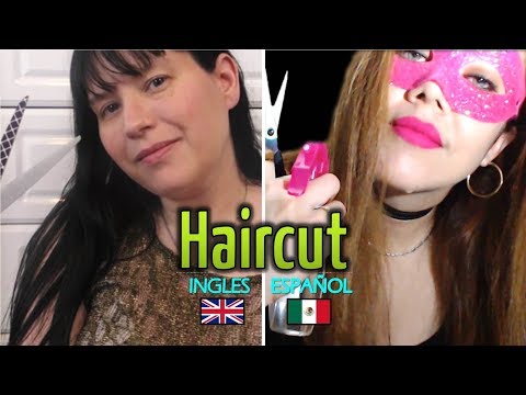 #ASMR Haircut Role Play ( English / Spanish ) Collab with Sweet Fingers ASMR