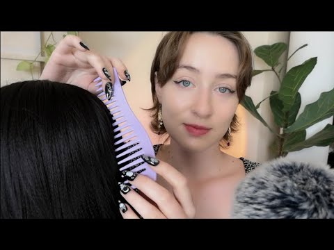 asmr hairplay & personal attention