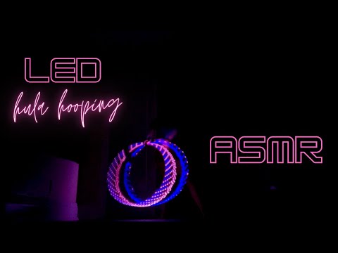 LED Hula Hoop Tingles ~ Unintentional ASMR ~ Light Triggers with Nature Sounds💫