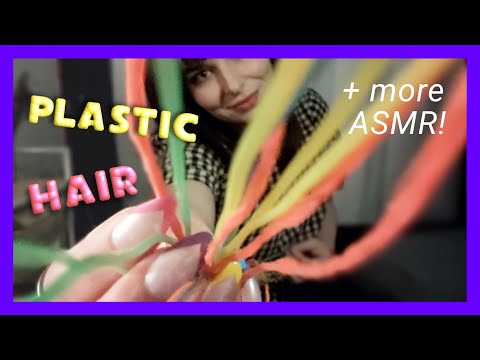 Lofi ASMR | Random triggers + glam + plastic hair braiding  💅 Lots of personal attention and visuals
