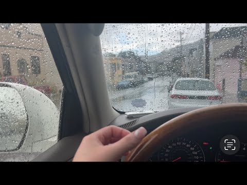 car ASMR on a rainy ☔️ day