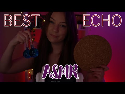 ASMR ♡ The BEST 3Dio Echo Triggers - tapping, ice globes, headphones, & more! NO Talking