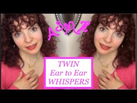 ASMR Inaudible Twin Whispering (With Hand Movements)