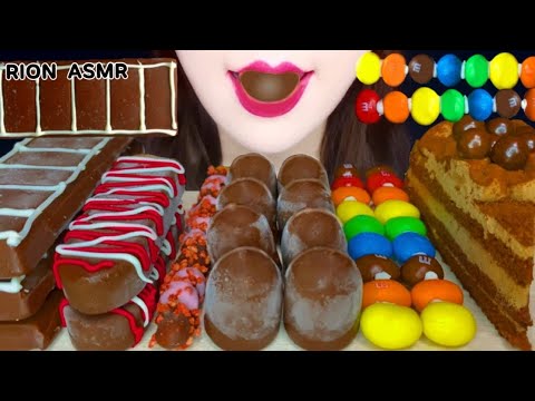 【ASMR】【咀嚼音 】CHOCOLATE PARTY チョコレートパーティーMUKBANG 먹방 食べる音 EATINGSOUNDS NOTALKING 板チョコアイス CRUNCHY