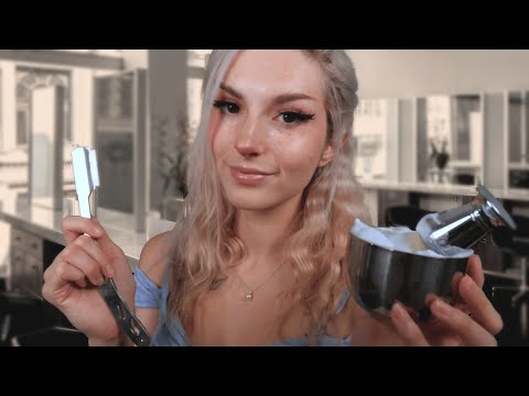 ASMR Detailed Men's Haircut & Shave | Personal Attention for Sleep