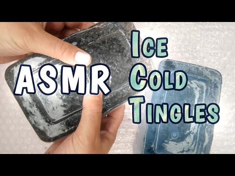 ASMR ICE TINGLES | Ice Cold Sparkly Water Sounds, Ice Scratching, Fast Ice Tapping  [No Talking]