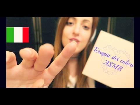 ~ASMR Colour Therapy Roleplay~ ITALIANO~ Ear to Ear+Music