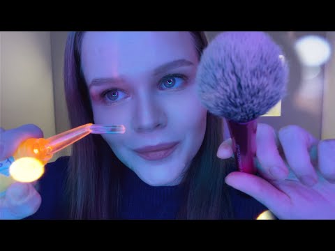 Asmr 🖤 UpClose Personal Attention Triggers + Inaudible Whispering Wet