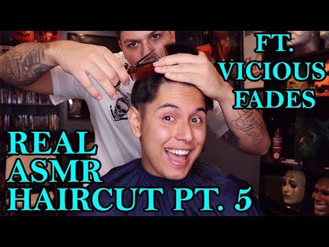 [ASMR] Real Haircut Part 5! (ft. Vicious Fades)