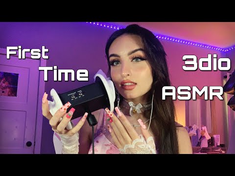 Trying ASMR for The First Time Using 3dio Mic ( Aggressive Mouth Sounds )