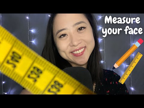 ASMR | Face Mapping & Measuring, Semi-Inaudible Whispers