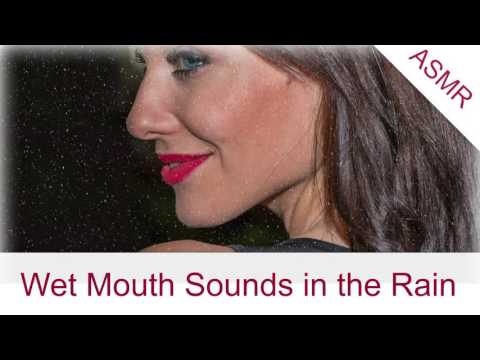 Binaural ASMR Pure Wet Mouth Sounds in the Rain l Ear to Ear