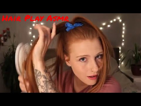 Hair PLAY ASMR, Hair Brushing ASMR, Hair ASMR, Hair Flipping ASMR, Hair Sounds ASMR