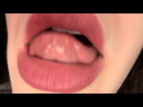 asmr soft and gentle lens licking and kisses with lipstick on #2023 #asmr  #mouthsounds