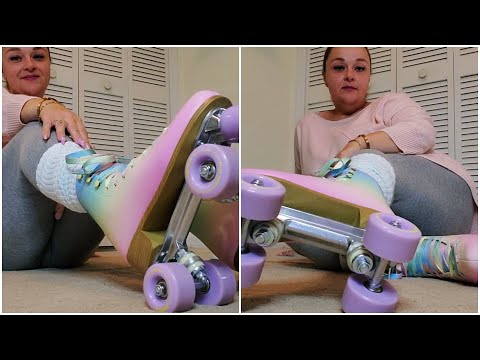 Roller Skate Tapping and Scratching | ASMR