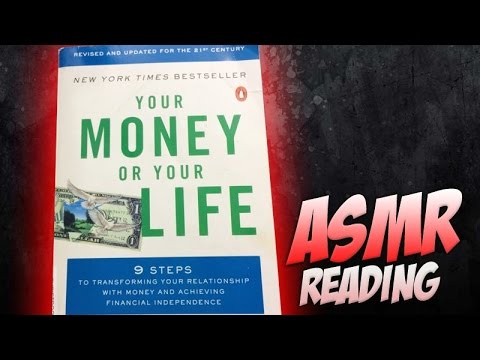 ASMR Reading Your Money or Your Life In English 📖