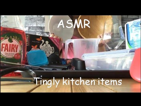 ASMR tapping and scratching on kitchen items!