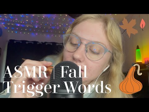 ASMR | Fall Trigger Words 🍂🍂