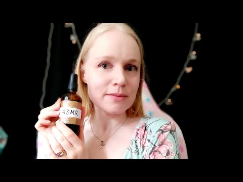 ASMR Oil Saleswoman Role Play (Soft Spoken, Glass Tapping)