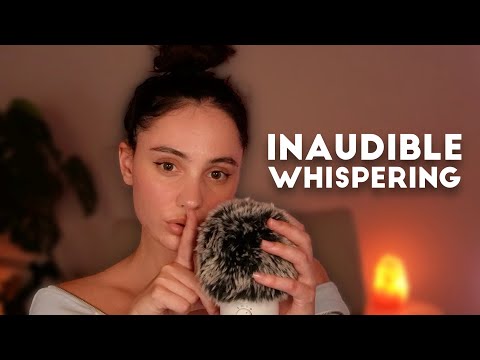 ASMR Instant Sleep with Inaudible Whispering and Fluffy Mic