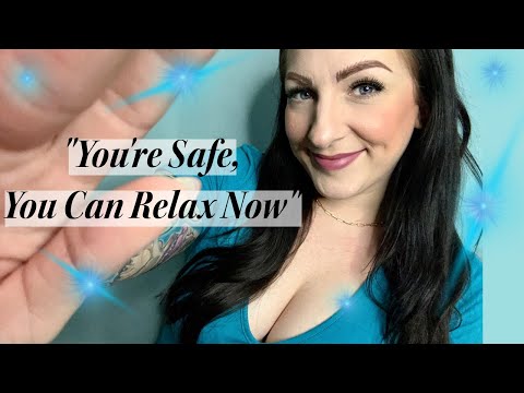 🎙️🖐🏼ASMR For Comfort - "You're Safe, You Can Relax Now"  Up Close Whisper W/ Face Brushing 🖐🏼🎙️