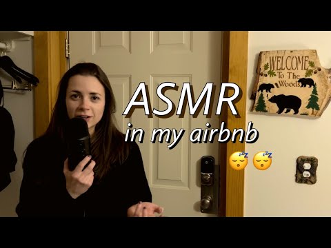 ASMR in my AirBnB Cabin (Relaxing) 🛌