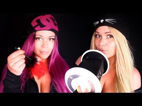 ASMR Twins ⭐ Trying to Give my Sister ASMR in 10 Minutes ⭐