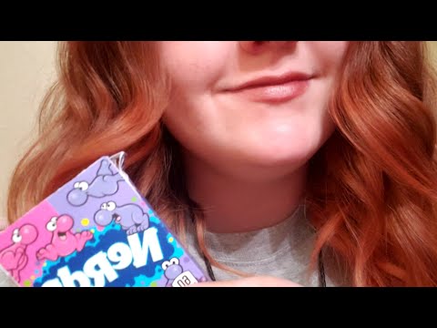 asmr crunching on nerds in your ears