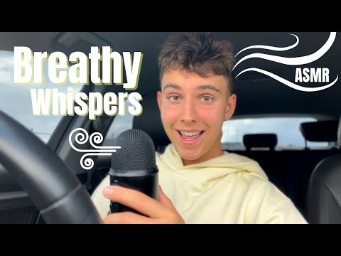 ASMR | Up-Close Breathy Whispers w- hand sounds, mouth sounds, personal attention +more