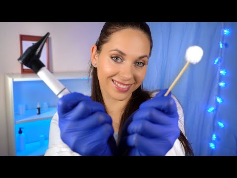 ASMR Ear Cleaning, Hearing test, Personal attention, Ear exam
