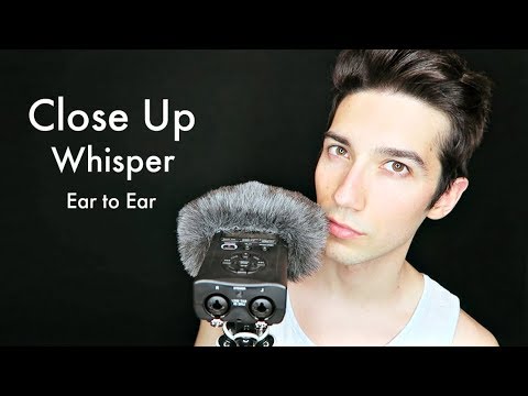 ASMR CLOSE UP Ear to Ear Whisper