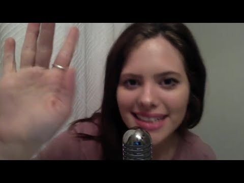 ASMR Repeating The Word Channel, Mouth Sounds, Gum Chewing, & Hand Movements