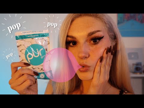 ASMR Gum Chewing & Hand Movements for Sleep