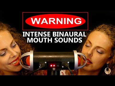Warning! Mouth Sounds & Wet Whispering – ASMR New Space Age Binaural Microphone Ear to Ear