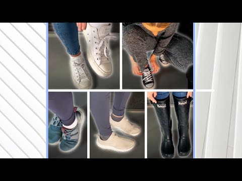 [ASMR] Wet Shoes | Washing Trainers | Soaked Leather | Soaking Shoe Sounds !!