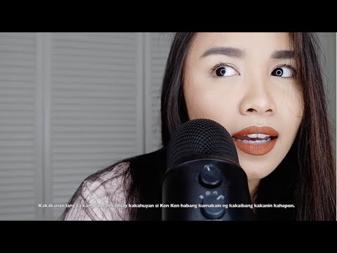 ASMR: Tagalog Tongue Twisters (Soft Spoken & Whispered)