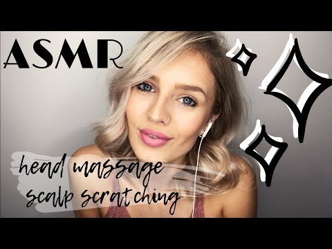 ASMR | HEAD MASSAGE & SCALP SCRATCHING ROLEPLAY (2019)