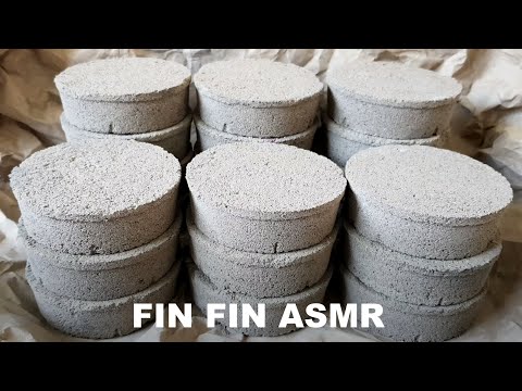 ASMR : Sand+Cement Stacks Crumble on Paper #285