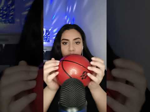 ASMR Fast Tapping on a Basket Ball #Shorts