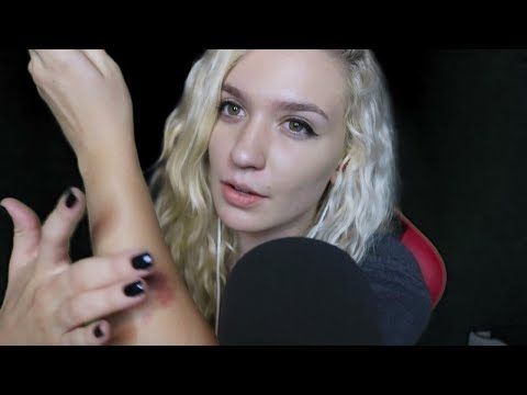 What is on my ARM? (tapping objects/whispering/tongue clicking/I am a mess) [ASMR]