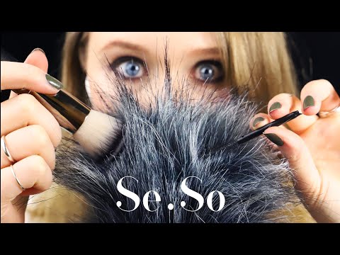 ASMR | Mic and windscreen brushing and scratching (SeSo)