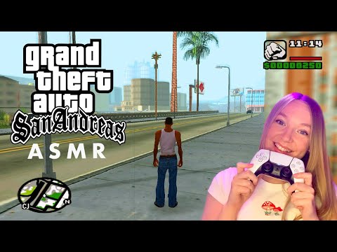 ASMR Playing Grand Theft Auto: San Andreas (Whispered)