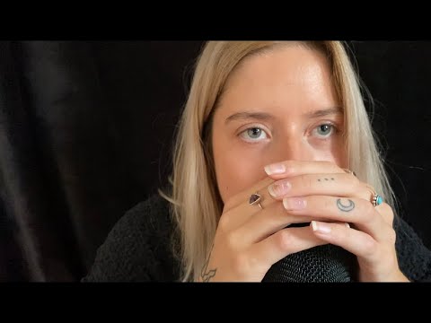 ASMR cupped inaudible whispers