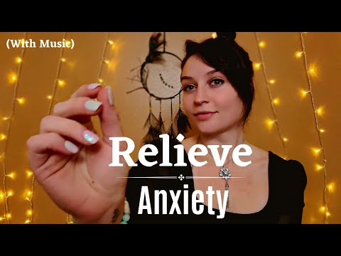 ASMR REIKI (MUSIC) Healing Session for Anxiety Trigger Relief | Clawing Plucking | FALL ASLEEP FAST