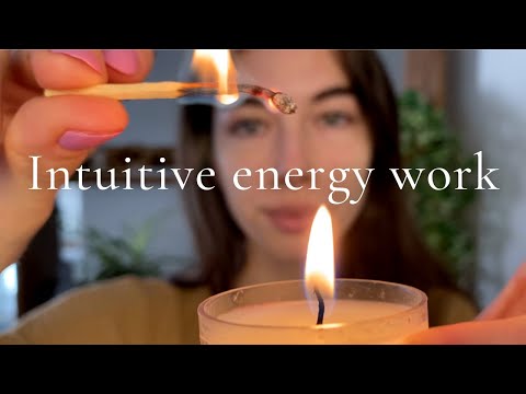 Reiki ASMR ~ Intuitive Energy Work | Hand Movements | Crystals |  Pulling | Plucking