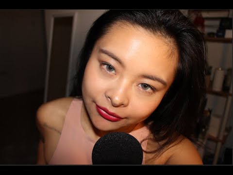 comfort you after a bad day.. kiss asmr (on lense & mic) +whisper next to you+ hand movement